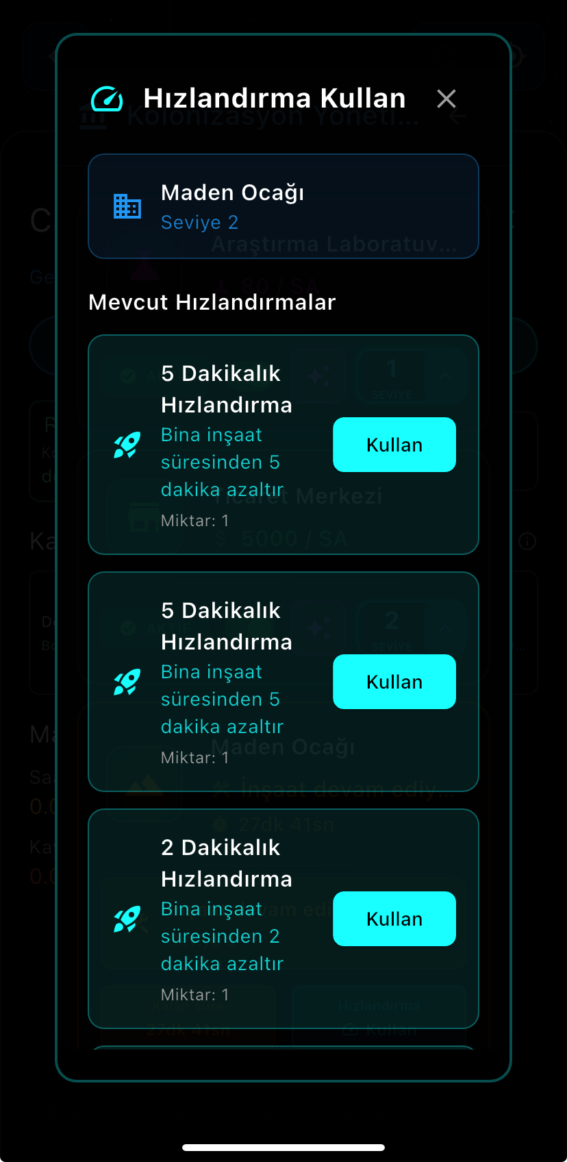 Kolonizasyon Ekranı 7